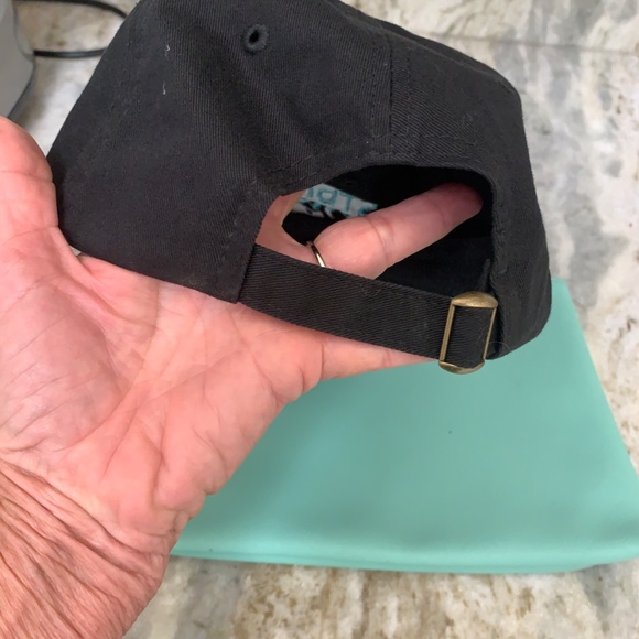 Origami Owl Black Baseball Cap and Turquoise Accessory Makeup Bag - Picture 7 of 8